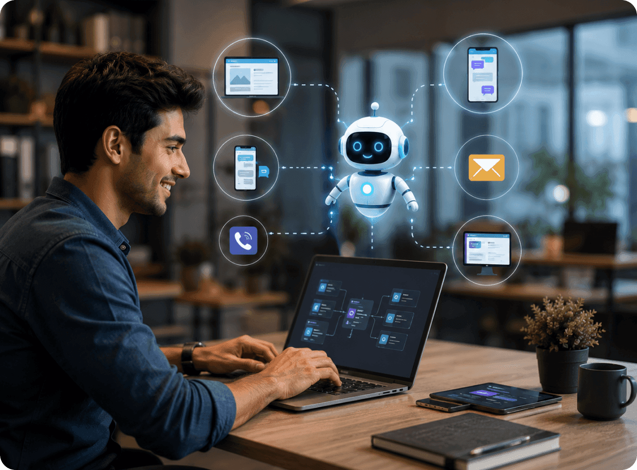 Multi-Channel AI Chatbots