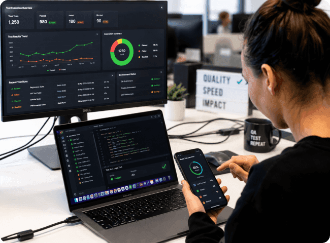 Dedicated QA Automation Engineers