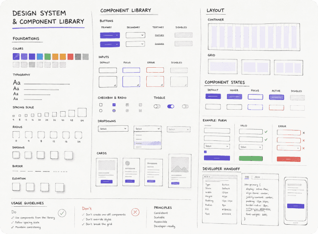 Design Systems & Component Libraries